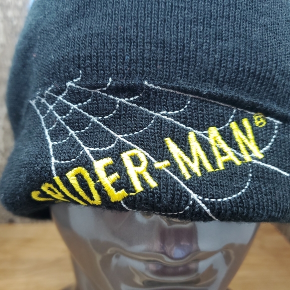 Spider Man Youth Kids Knit Beanie Winter Hat Boys One Size - Picture 2 of 7